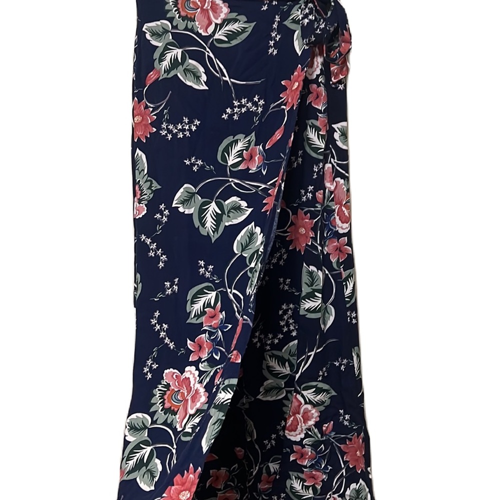 Japna, 100% Rayon, Floral Print, Maxi Length, Wrapped Skirt, Multi, XS - Picture 5 of 7